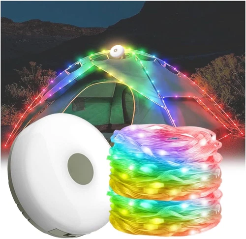 Glowmate 4 in 1 Camp Light, Glow Mate 4 in 1 Retractable String Lights Camping - Picture 15 of 21