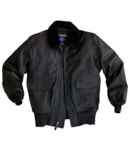 Signature Series US Navy Flight G-1 Jacket - Goatskin Leather Jacket
