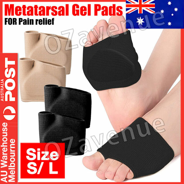 2x Gel Metatarsal Pads Sleeve Ball Of Foot Cushions Metatarsalgia Sore Forefoot