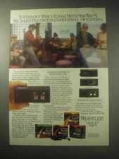 1985 Whistler Radar Detector Ad - Distinguished Panel