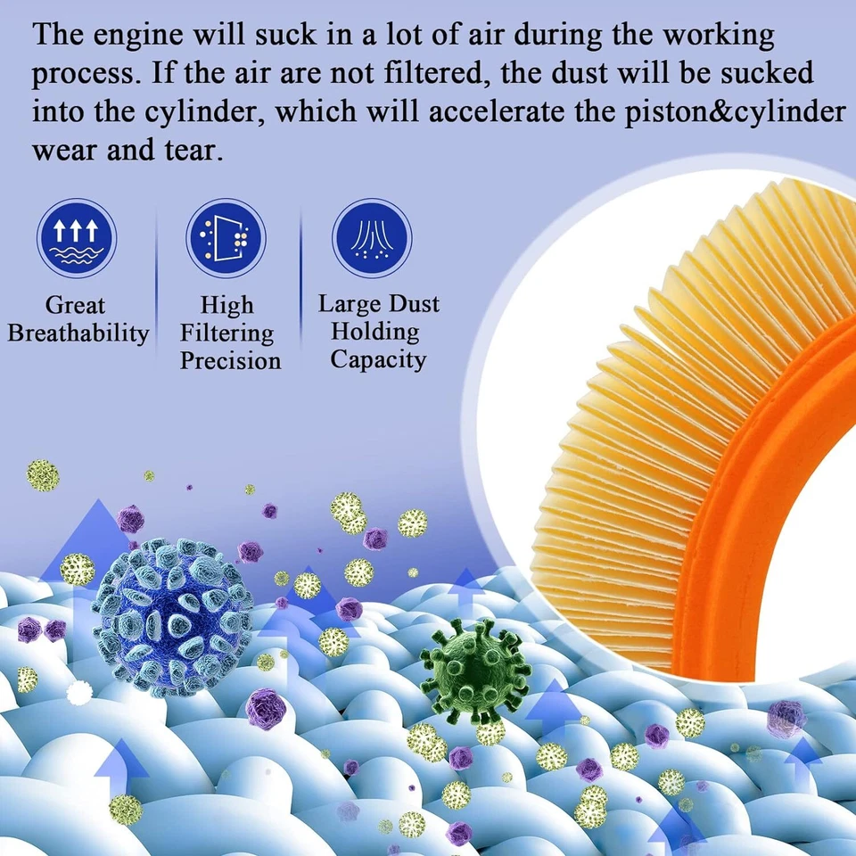 Engine Air Filter Mercedes-Benz C320 CLK320 E320 E500 ML500 CLK500 1120940604 - Image 3 of 4