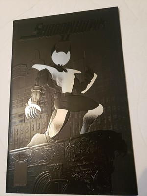 Shadowhawk II #1 Comic Book 1993 Black Foil Cover Silver Image Comics