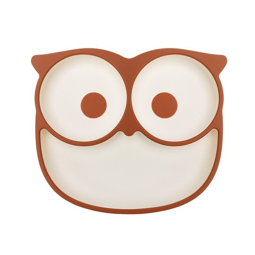 iZEL Kids Owl Dinner Set - BPA-Free, Non-Slip, Plate, Bowl, Fork & Spoon Set - Picture 13 of 16