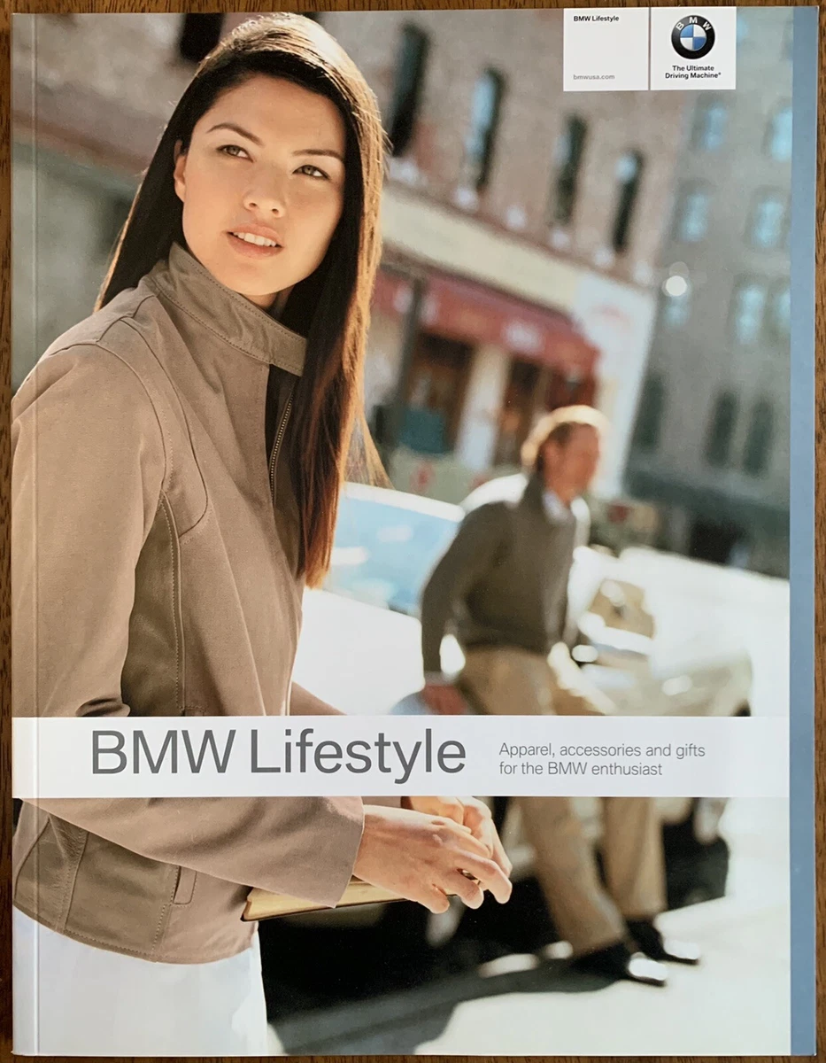 2004 BMW LIFESTYLE Accessories Catalog Brochure M Power Caps T-Shirts, Watches Z