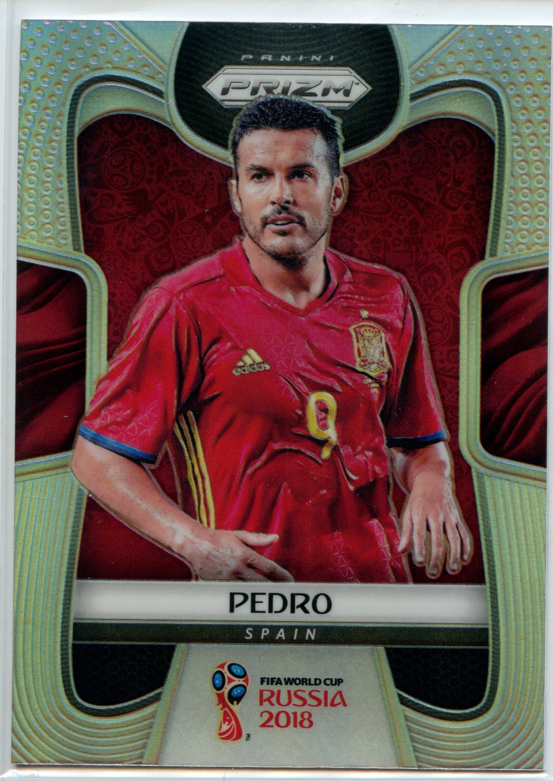 2018 Panini Prizm World Cup HOLO SILVER Parallel #206 Pedro - Spain