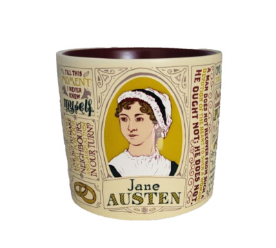 Jane Austen Coffee Mug Unemployed Philosophers Guild Literature Quotes 12oz