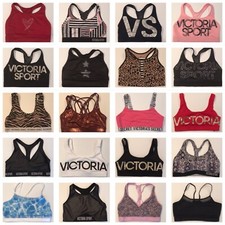 NWT VICTORIA SECRET Sports Bras Sz M-L Assorted Colors/Prints