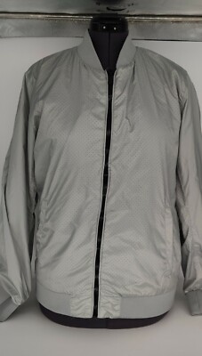 zara grey bomber jacket