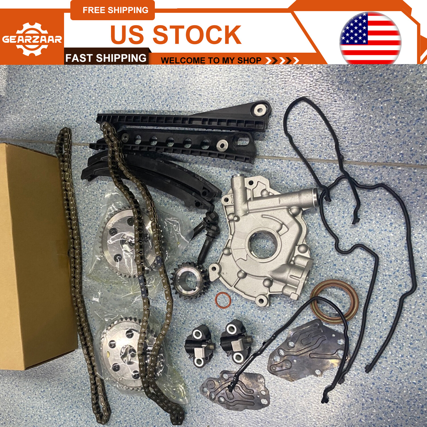 Timing Chain & Oil Pump Kit For Ford F150 F250 F350 Expedition