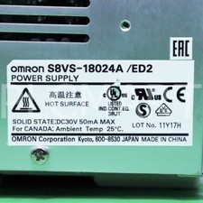 (Used) S8VS-18024A/ED2 OMRON Power Supply Free Intl' shipping!