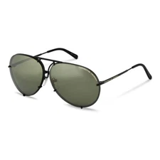Porsche Design P8478 Iconic Sunglasses DO - Black/Olive mirrored + Extra Lenses