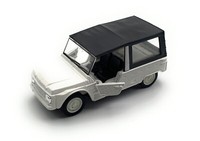 Modellauto CitröN Mehrari 1:34-39 Weiß Miniatur Fahrzeug