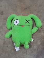 UGLY DOLL OX Green 8" Plush STUFFED ANIMAL TOY Poliester Fiber and Glass Pellets