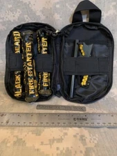 Black Beard Fire PIRATE'S LOOT KIT - (3) Fire Starters, (1) Ferro Rod & Case!