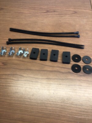 Flex-A-Lite 3910 Fluid Cooler Mount Kit Push Through Radiator Style Nylon Black