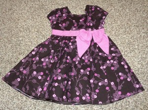 sweet heart rose toddler dress