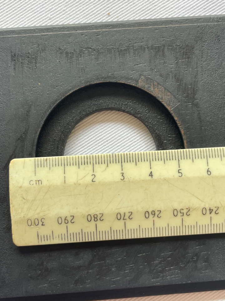 Wooden Lens Board Copal#0 100mm x 100mm / 4" x 4" - Image 4 of 4