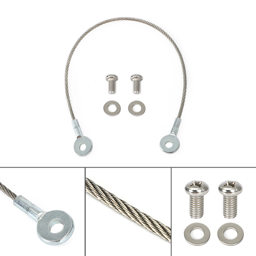 2 Pcs Cable Tailgate Hook 530450031 Fit Kawasaki Mule 3000 3010 4000