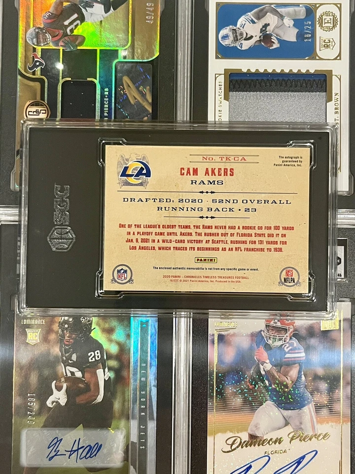 🔥2020 PSA9 Cam Akers Timeless Treasures RPA #69/99 TK-CA RAMS🔥 - Image 2 of 2