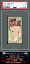 MOOKIE BETTS 2019 Topps Allen & Ginter MINI-GOLD #1 PSA 10 GEM RED SOX - DODGERS