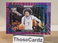 2024 Panini Prizm Draft Picks Purple Wave Variation Prizm #88 Bub Carrington