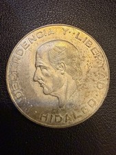 NobleSpirit Superb Gem BU 1956 Mexico Silver 10 Pesos Hidalgo   T429