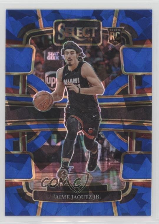 2023-24 Panini Select Concourse Blue Cracked Ice Prizm Jaime Jaquez Jr #100 gc7