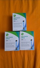 One Touch Ultra Blood Glucose Test Strips 100 Count Boxes. Expiration 9/2026