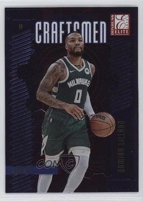 2023-24 Donruss Elite Craftsmen Purple 27/49 Damian Lillard #11 hs9