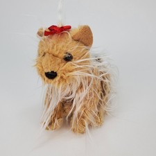 Animal Alley Toys R Us Yorkshire Terrier Yorkie Dog Plush Tan Black 8 inch