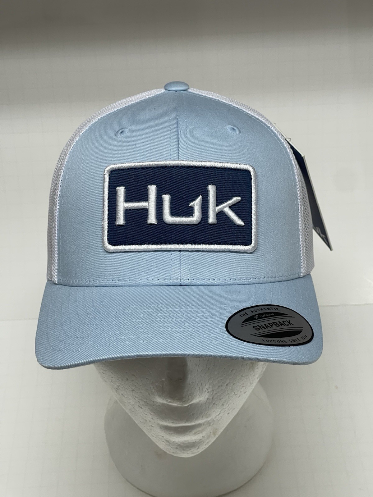 Cap One Size Light Blue Snapback Fishing Outdoor New