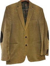Lauren Ralph Lauren Macy's Men's Camel Corduroy 2-Button Blazer Elbow Patches