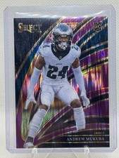 2025 Panini Select - Club Level Andrew Mukuba #291 Rookie Purple Shock (RC) /699