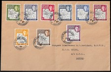 Falkland Islands Dependency, 1953 Maps OHMS Cover From HMS Snipe