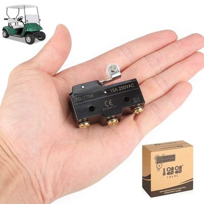 Golf Cart Accelerator Micro Switch,3 Terminal Micro Switch with Roller for EZGO 