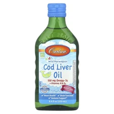 Kid's Wild Norwegian, Cod Liver Oil + Vitamins A & D3, Bubble Gum, 8.4 fl oz