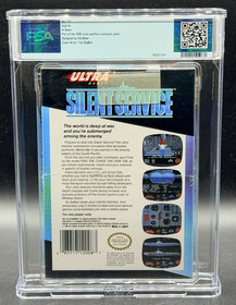 Silent Service Nintendo NES ULTRA Sealed New PSA 9.2 A+ NOT WATA Graded