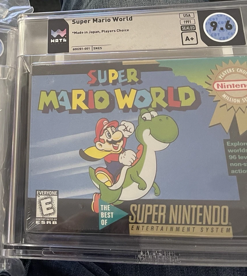 Factory Sealed Super Nintendo - Super Mario World (SNES, 1991) GRAIL! - Image 2 of 2