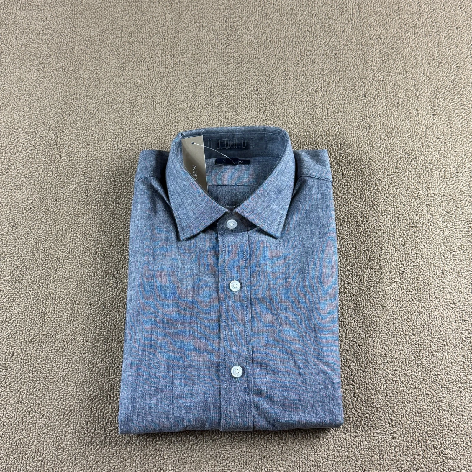 J.Crew Bowery Long Sleeve Button Up Shirt Blue Chambray Size S NWT MSRP $98
Opens in a new window or