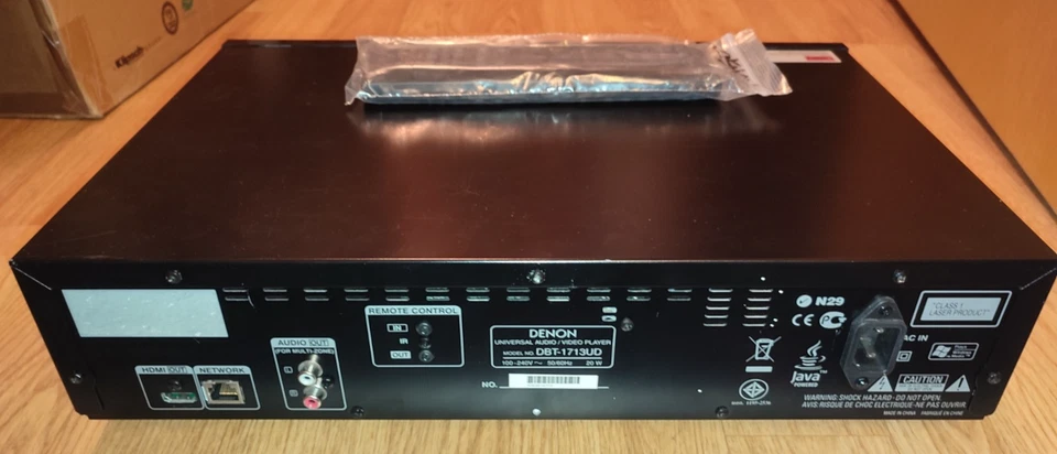 REGIONFREE Codefree Denon DBT-1713UD 3D BluRay-Player mit DVD-Audio, SACD, HDMI - Bild 2 von 2