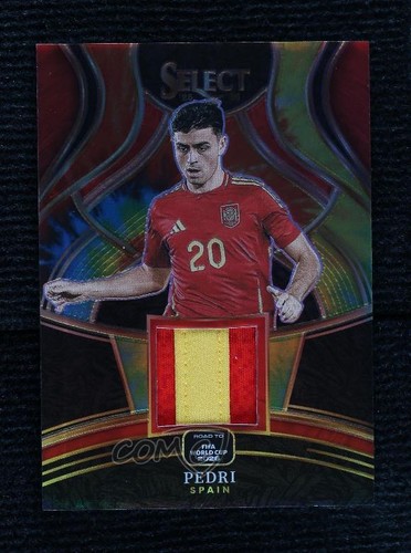 2025 Panini Select Road to FIFA World Cup Memorabilia Tie-Dye Prizm 25/25 Pedri