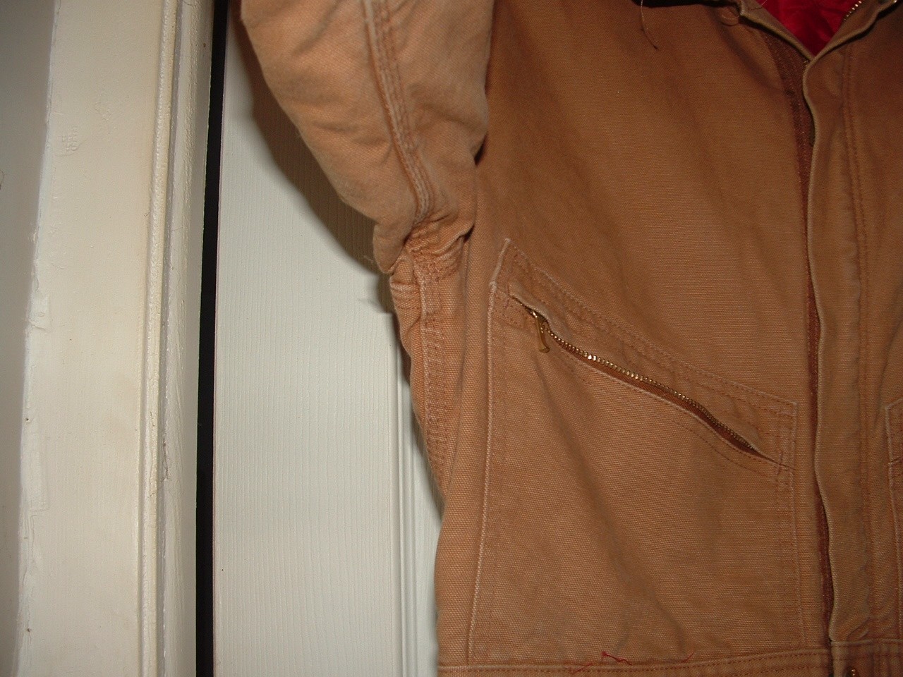 Vintage Carhartt X01 BRN Quilt Insulated Duck Coveralls Men's 42 Regular USA thumbnail 12