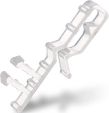 Valance Clips for Blinds 2 Inch Hidden Channel Window Blind Clips Clear Plastic