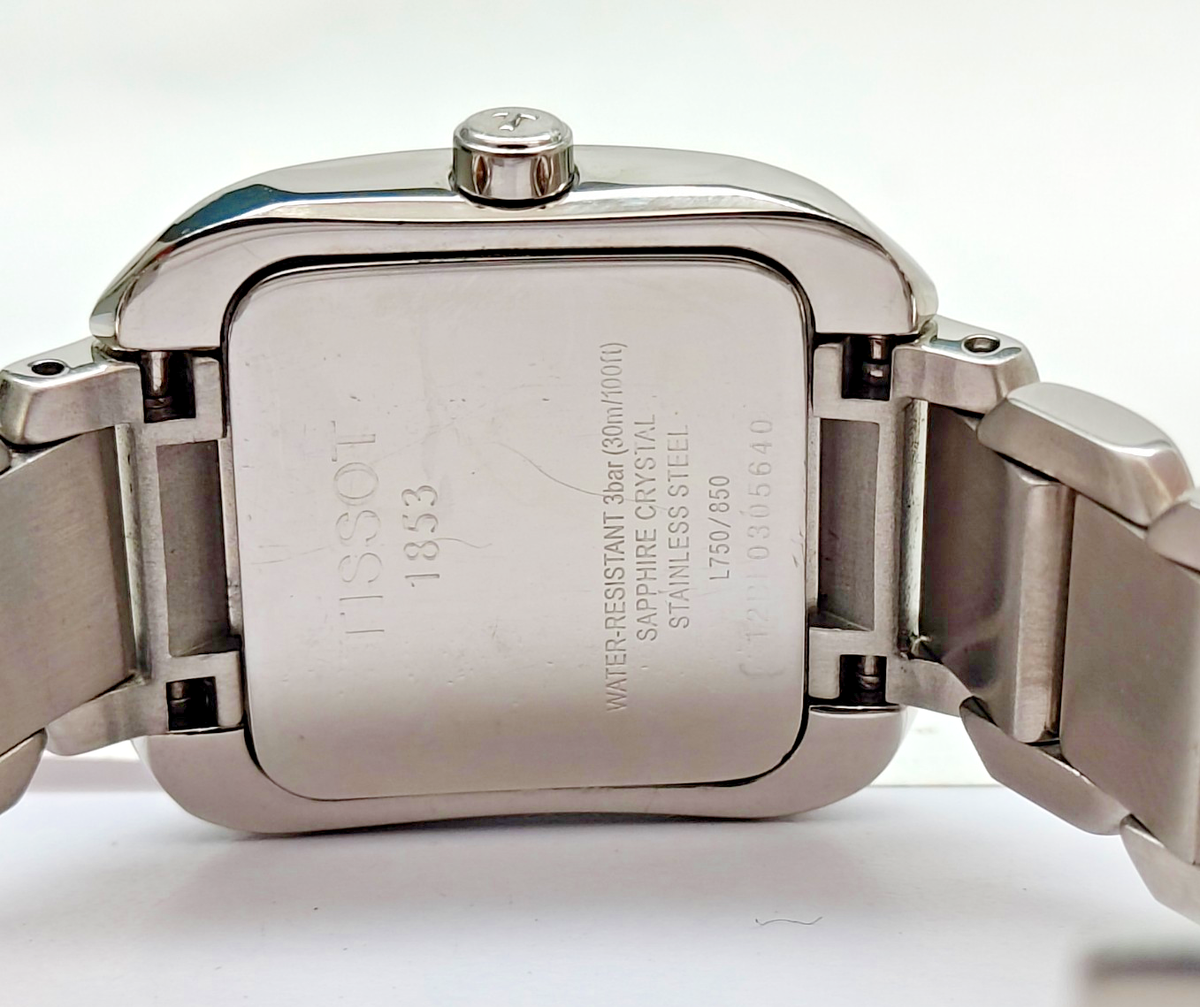 TISSOT 1853 QUARTZ Ref. L750/850 STEEL SAPPHIRE CRYSTAL  display picture 1