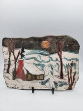 Susan Tinglestad Raku Art Pottery Wall Art Pl...
