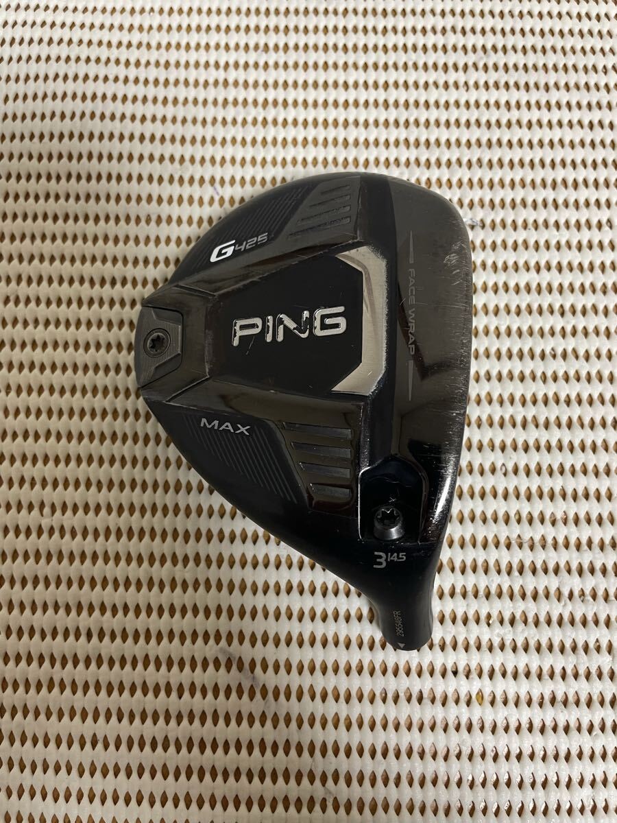 PING G425 MAX 3W 14.5° LEXIA6 S Ping G425 MAX 3W 14.5 LST Fairway Wood Head Only Right Handed