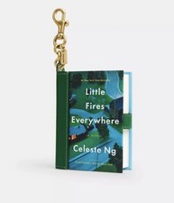 Coach - Book Bag Charm  Little Fires Everywhere  - Celeste Ng CFK51 NWT NEW