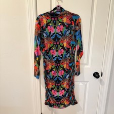 NWT ASHLEY STEWART 14/16 BODYCON Floral Dress bodycon