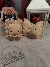 Authentic❤️Jellycat Amuseables Farfalle and Ravioli Pasta BUNDLE BNWT Dust Bag