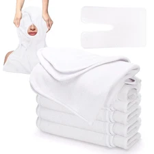 DEAYOU 6 Pack Facial Towels for Estheticians, U-Shaped Spa Towels for Facial,...